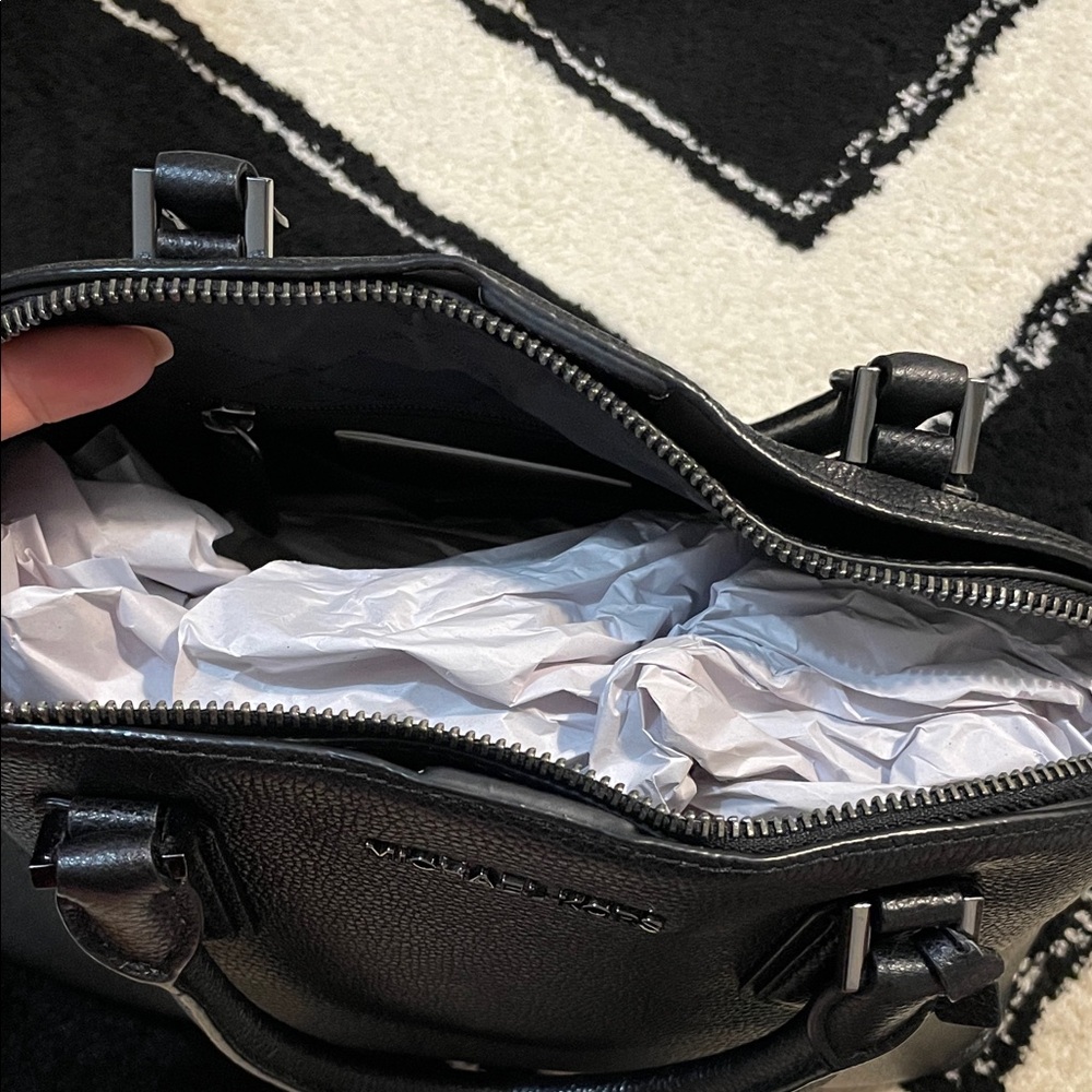 Michael Kors Black Pebbled Leather Purse - Picture 6 of 6